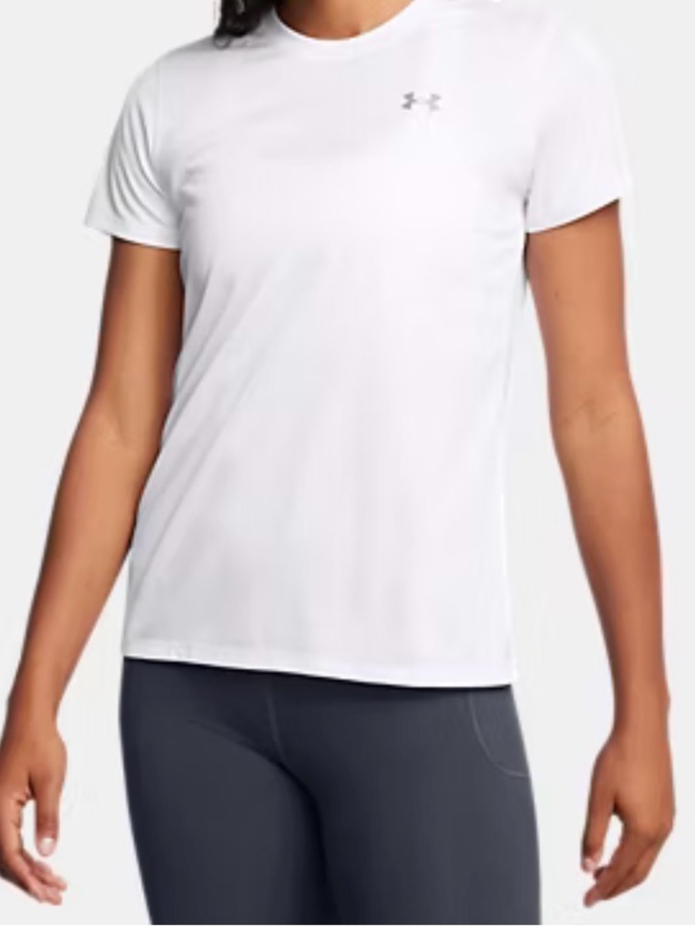 Under Armour Women's White Short Sleeve Performance Tee